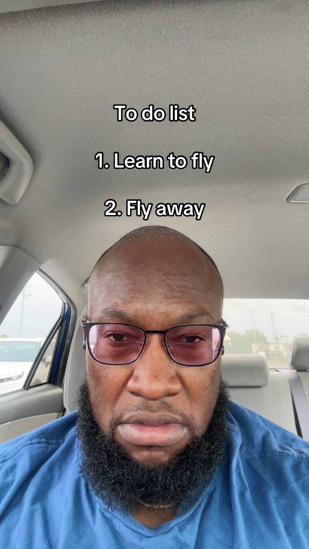 To do list
1. Learn to fly
2. Fly away