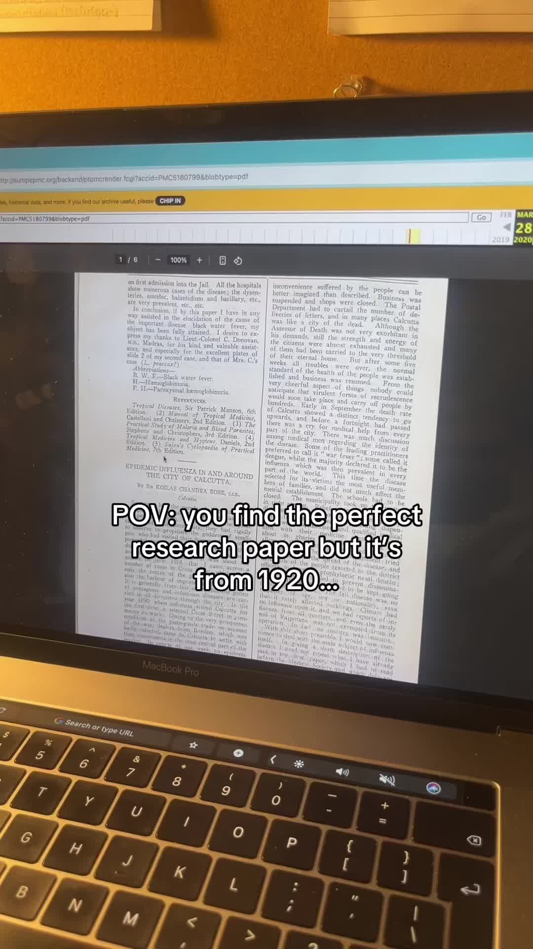 POV: you find the perfect
research paper but it's
from 1920...
1. drag it into β¦