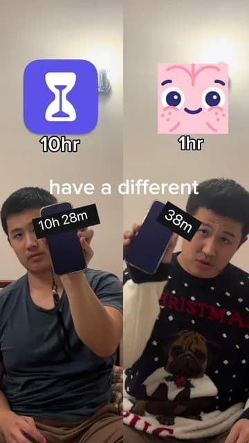 2 guys have a different screentime !