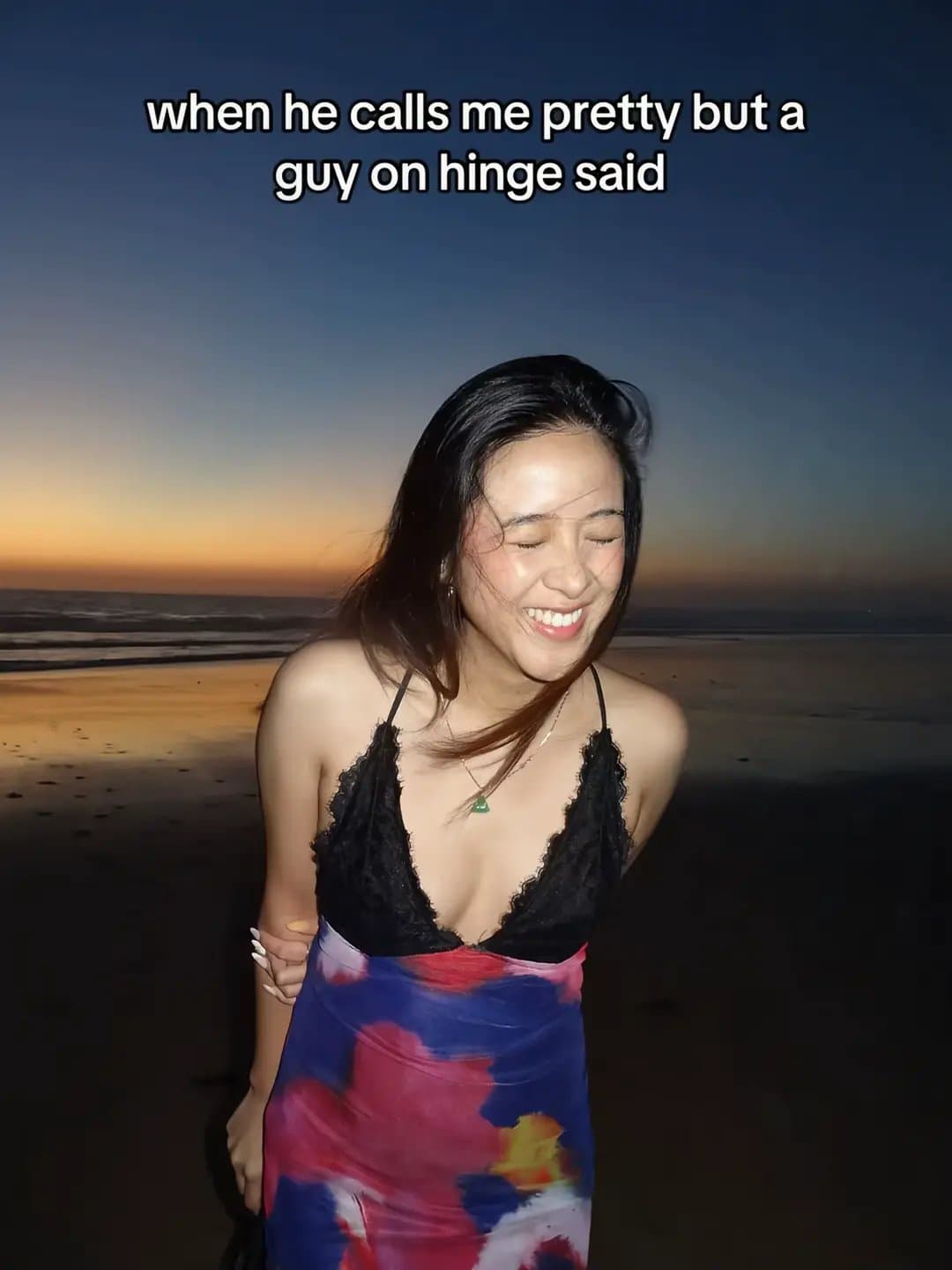 when he calls me pretty but a
guy on hinge said