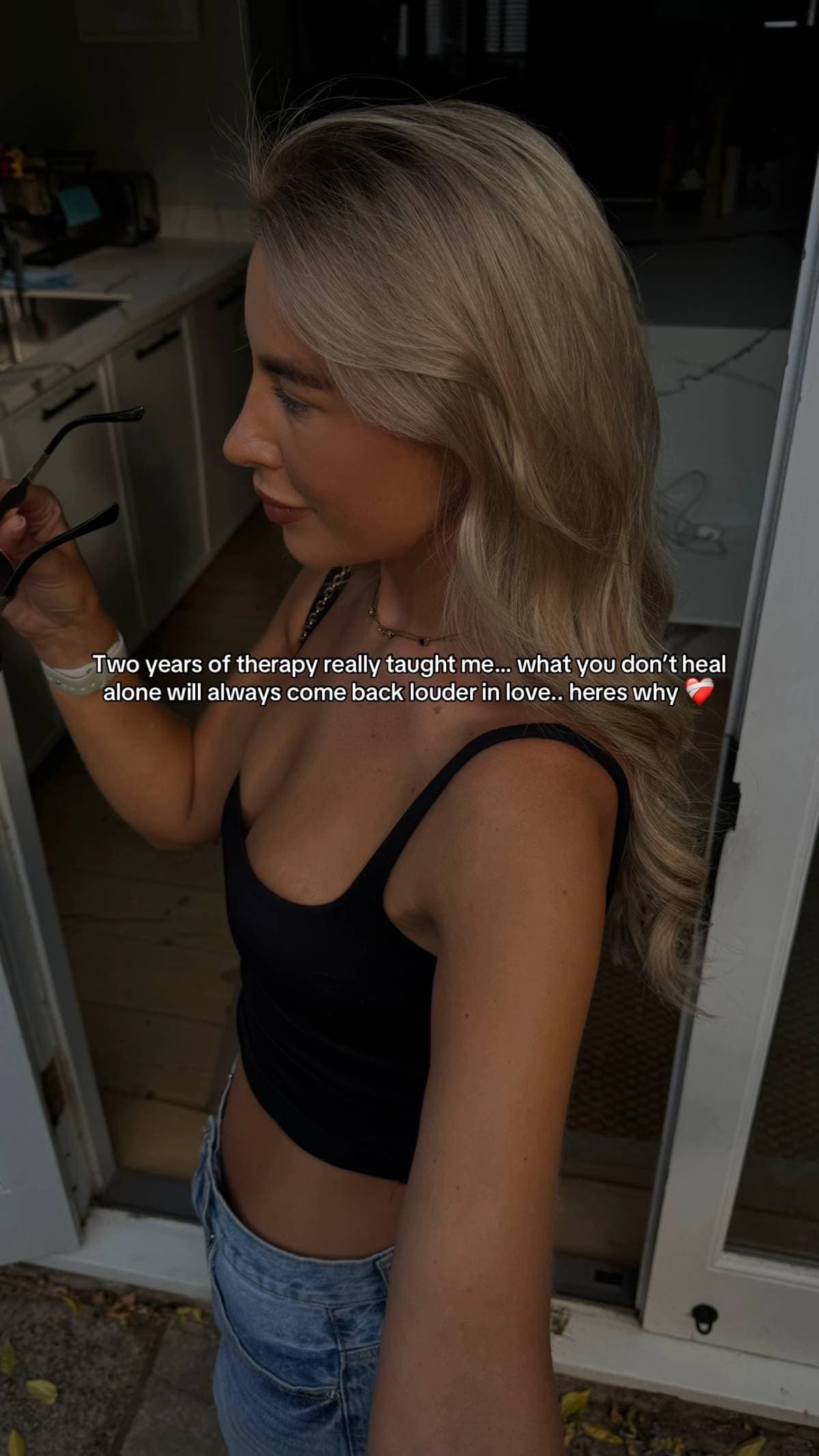 TWO years of therapy really taught me... what you don't heal
alone will always c…