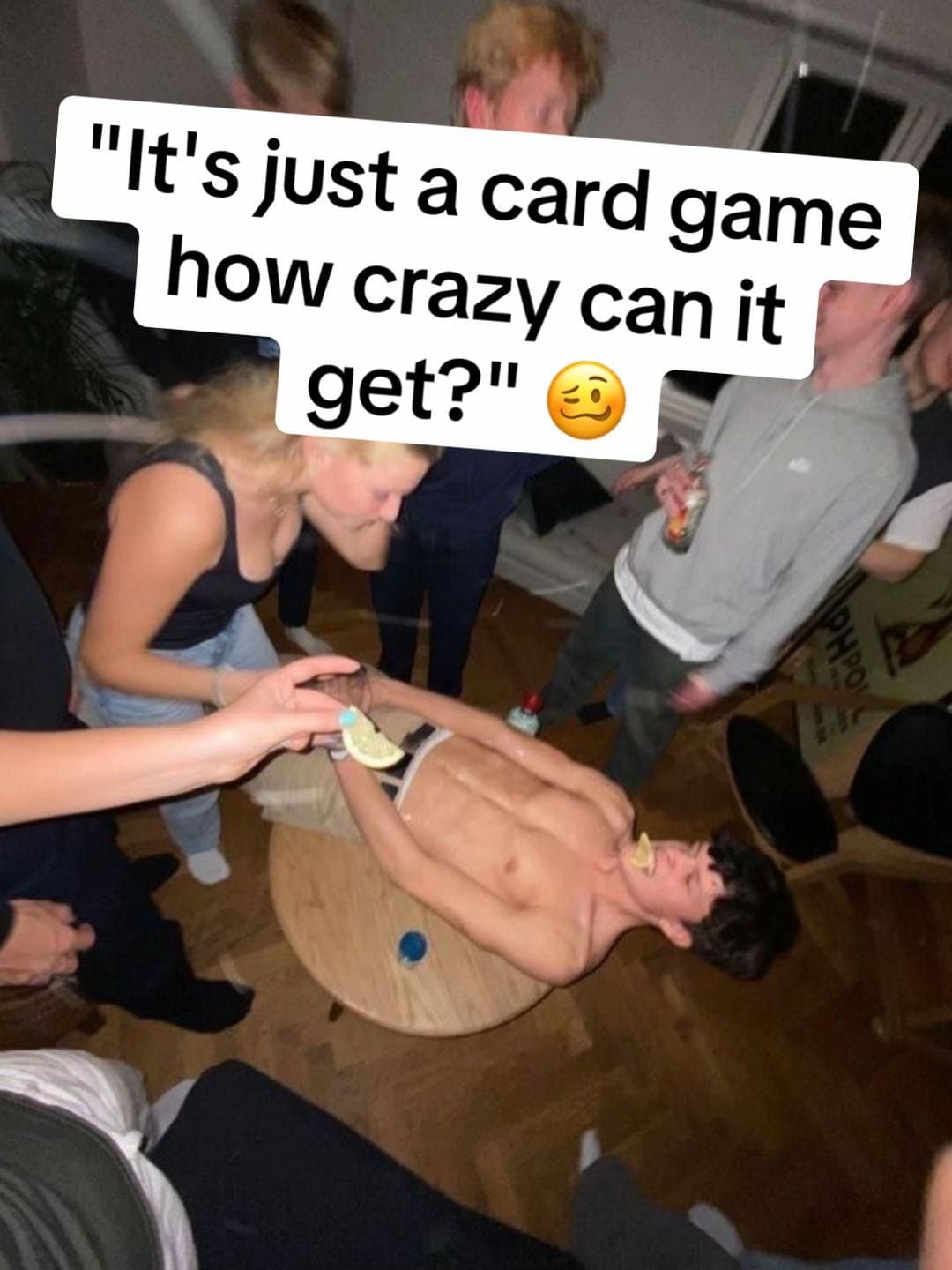 "It's just a card game
how crazy can it
get?" 🥴