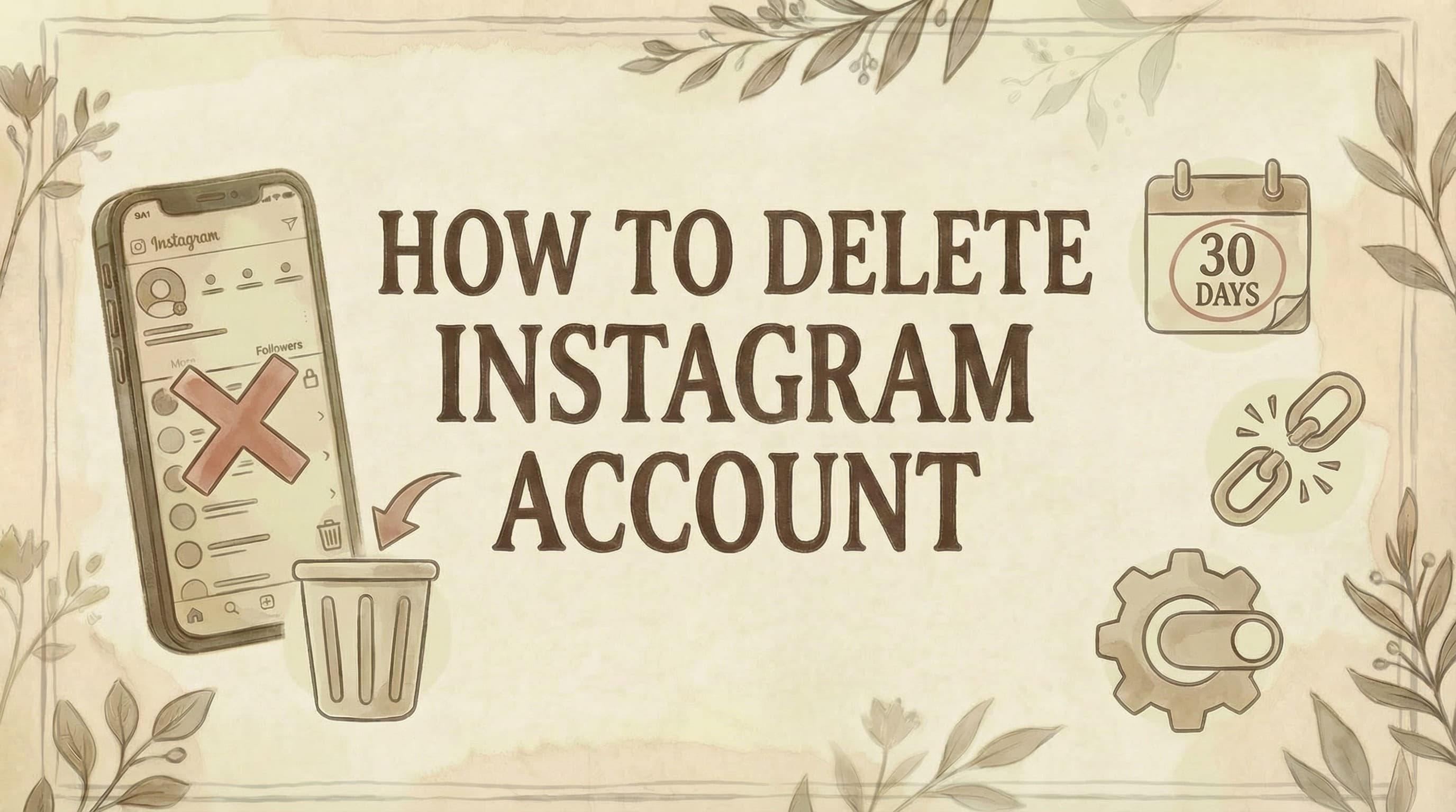 How to Delete Instagram Account (Permanent & Temporary)
