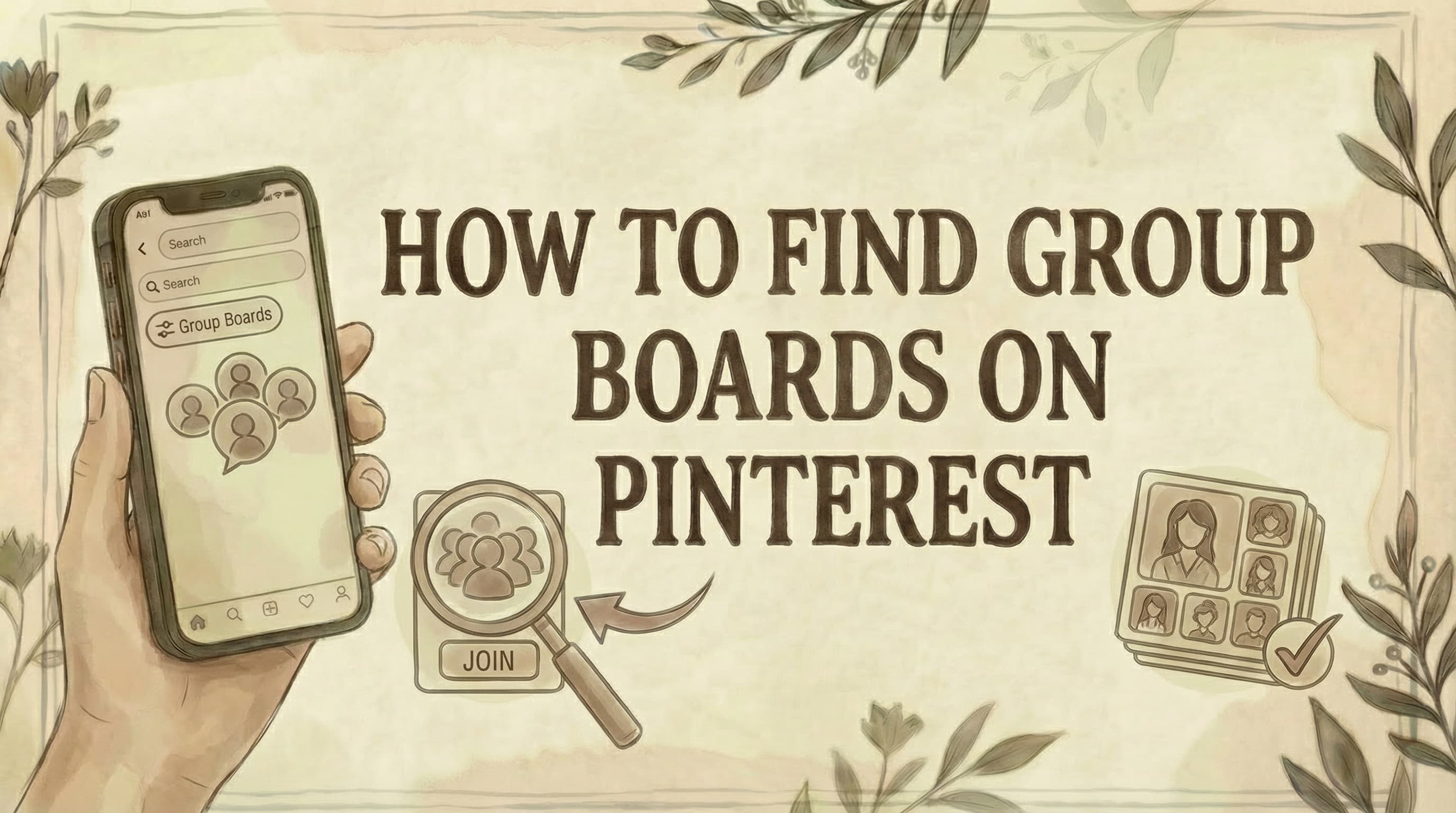 How to Find Group Boards on Pinterest (2026 Complete Guide)