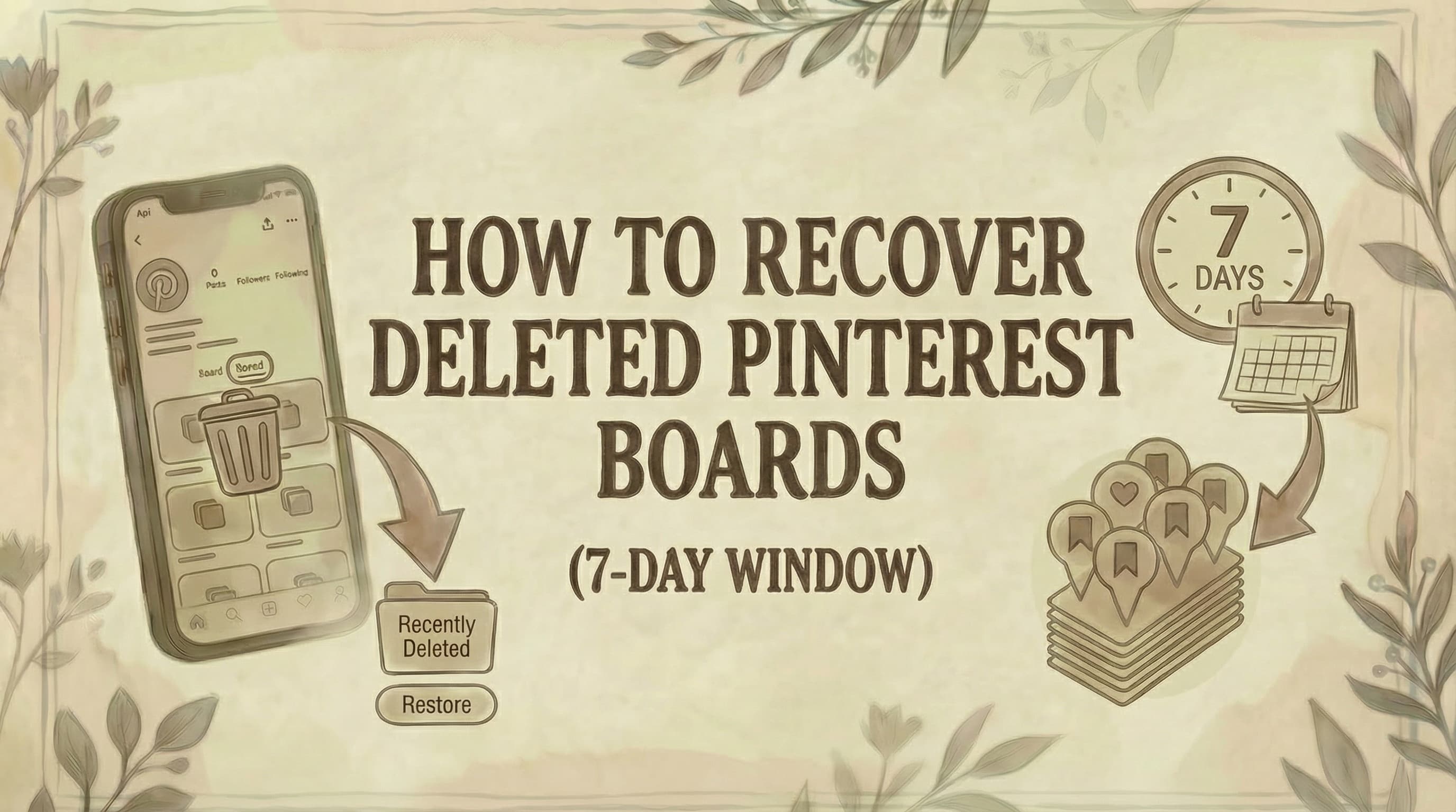 How to Recover Deleted Pinterest Boards (7-Day Window)