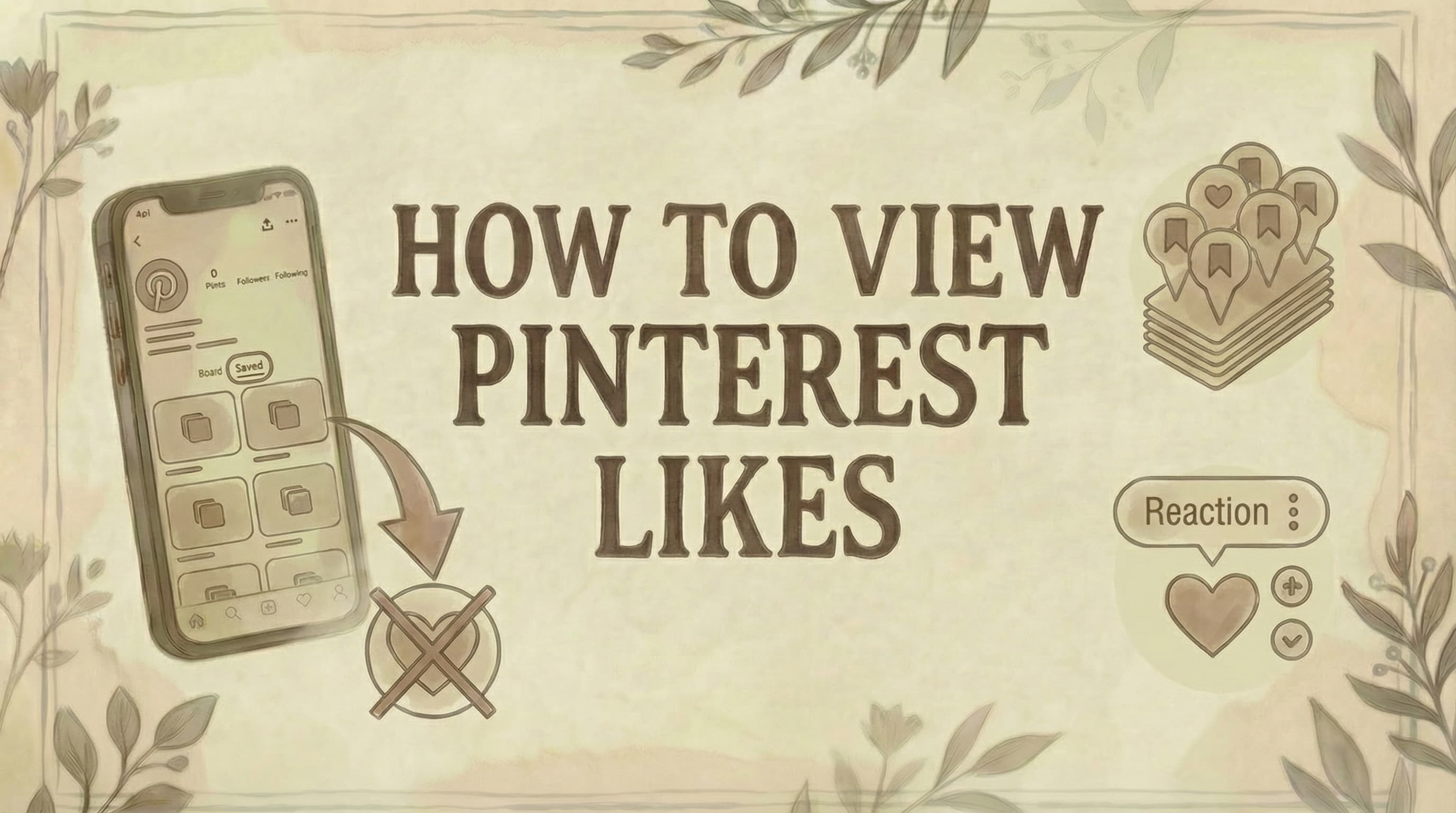 How to See Liked Pins on Pinterest (Reactions vs. Saved Pins)