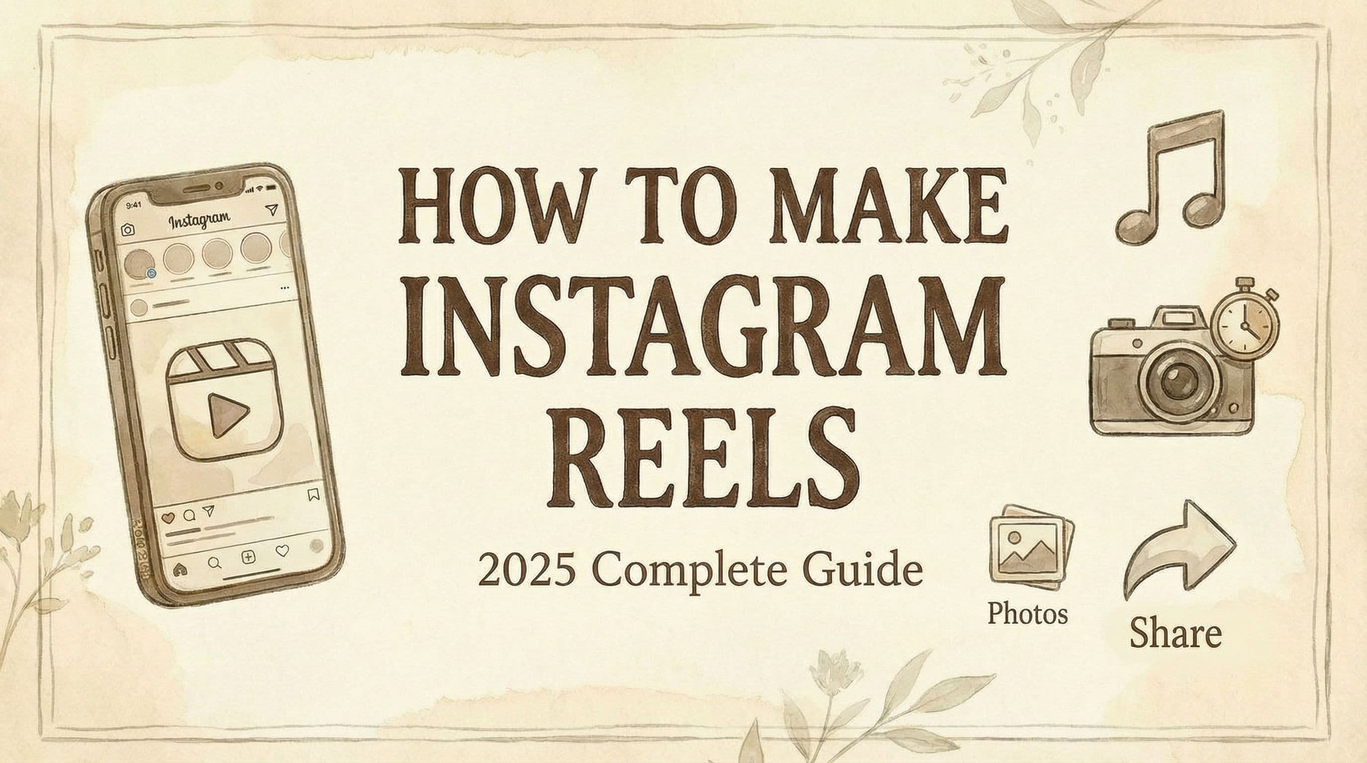 How to Make a Reel on Instagram (2025 Complete Guide)