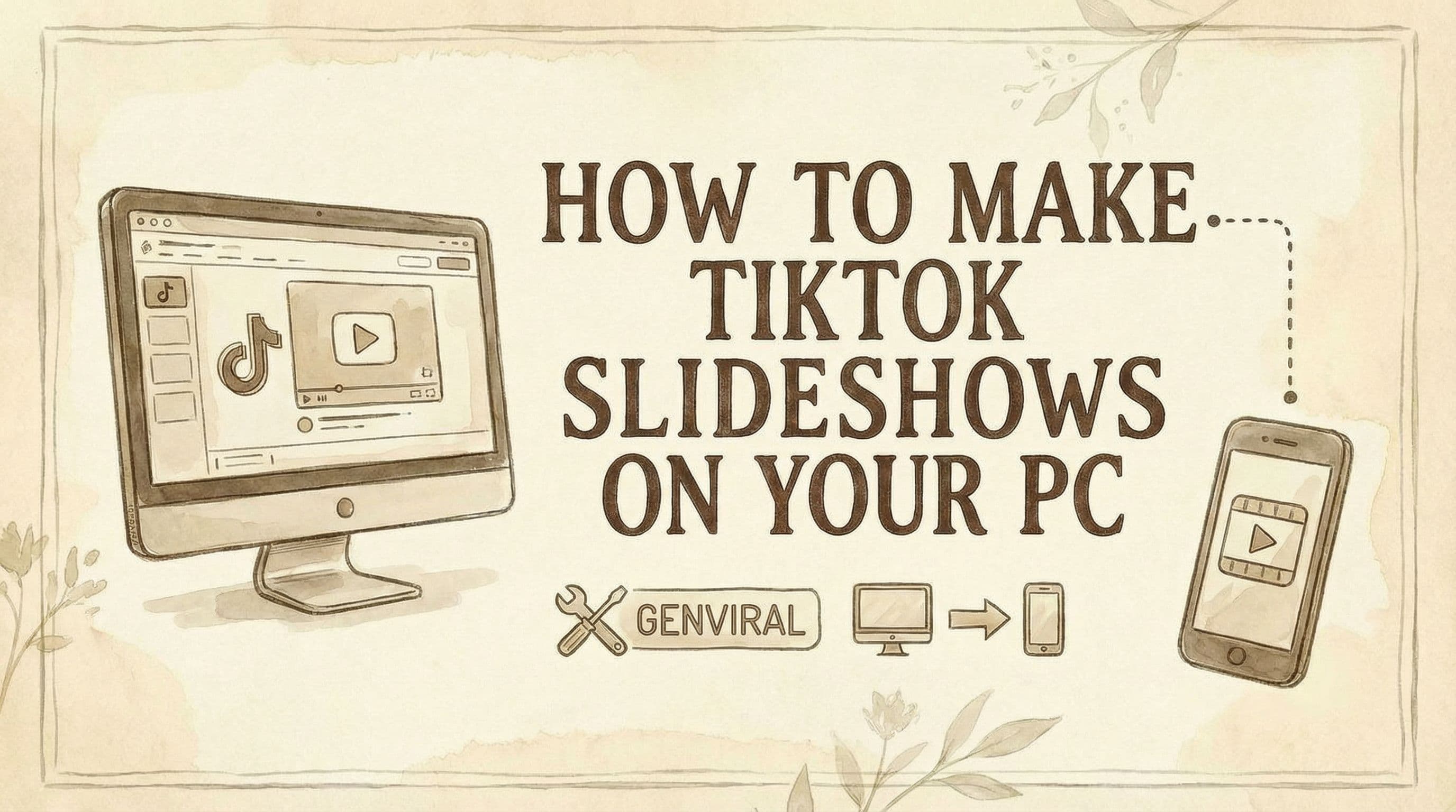 How to Make TikTok Slideshows On Your PC (2025 Guide)